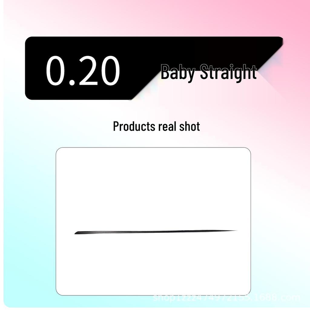Zero-Touch Double-Tip Natural Dense Soft Eyelash Extensions