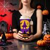 532ml Coffee Cup Halloween Purple Tower Full Moon Pumpkin Skull Bat MotifFlip Lid Coffee Cup Outdoor Water Cup Holiday Creative Cup