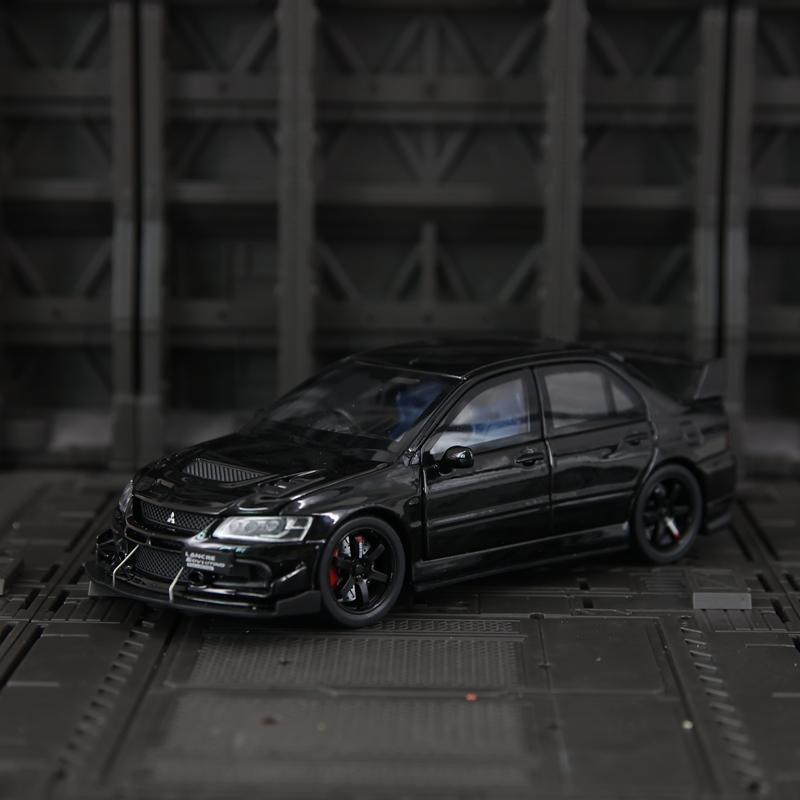 1:32 Mitsubishi EVO 9th generation alloy rally car model doors and engine hood, trunk can be opened has sound and lighting