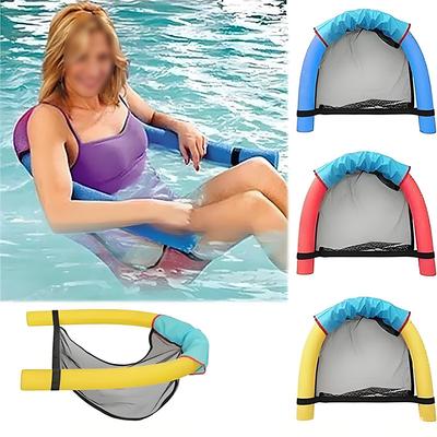 Floating Swim Chair Net Sleeve Pool Noodle Replacement Mesh Cover Water Hammock Swimming Leisure Accessories Swim Training Aid