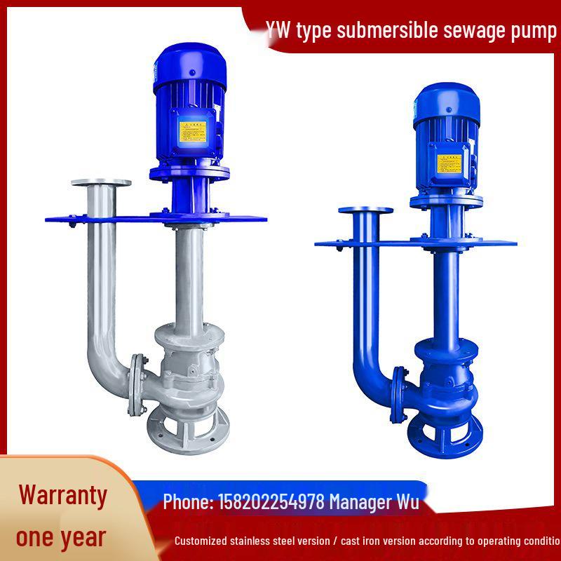 YW High-Quality Stainless Steel Submersible Sewage Pump 25YW6-15