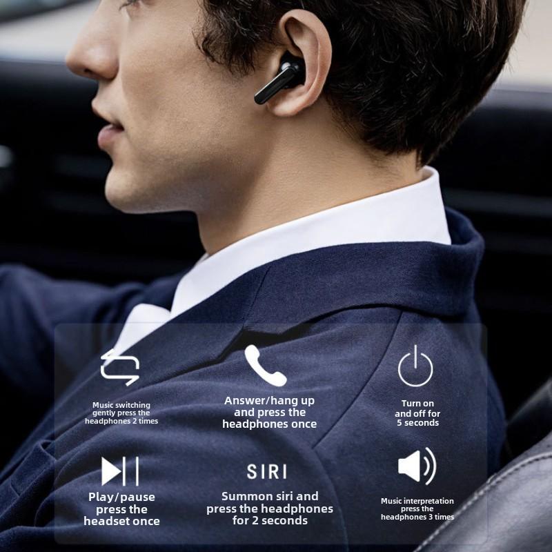 Mirror Wireless Bluetooth Headset 5.1 Mini Binaural Invisible In-ear Ultra Long Standby