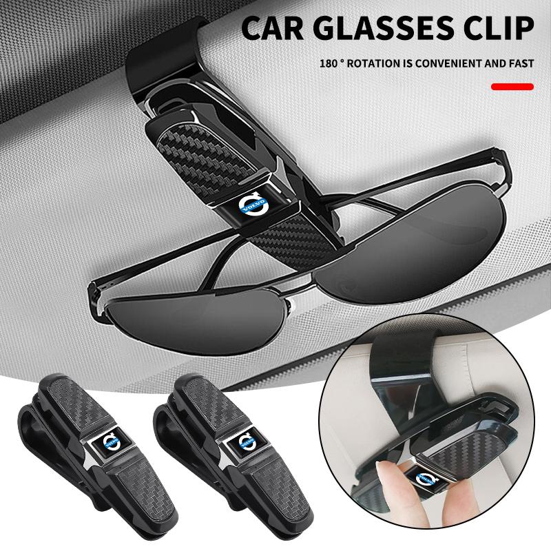 Pouzdro na brýle do auta Držák na brýle na sluneční clonu Autoklip na sluneční brýle Pro Volvo R Design Xc60 V60 S60 V40 V50 S40 S80 C30 Xc40 Xc70
