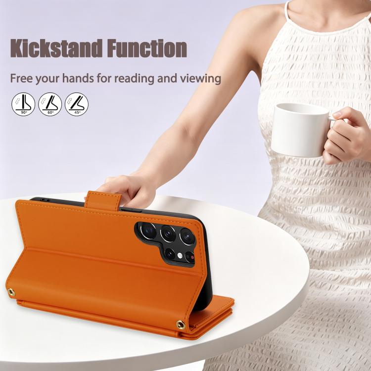 Crossbody Diamond 9 Card Slots Zipper Bag Vegan Leather Phone Case