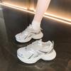 Platform-soled Dad Shoes for Women 2025 New Mesh Breathable Sports Shoes, Foreign Style Versatile Height-increasing Casual Sports Shoes for Women
