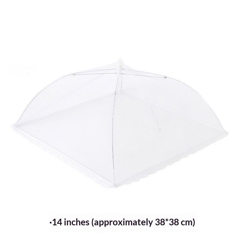 Collapsible Mesh Food Cover Insect Proof Dense Net Reinforced Frame Reusable for Home Kitchen Patio BBQ Picnic Food Guard