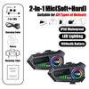Y30 Motorcycle Intercom Bluetooth 6.0 Helmet Headset Led Light Moto intercomunicador For 2 Riders Voice Control Wireless Speaker Moto Accessories