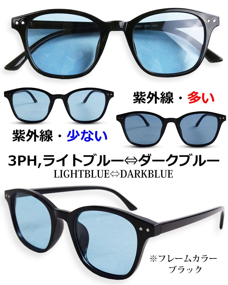 [Quintet] High-Performance Polarized Photochromic Sunglasses for Men, Wellington Style, Polarized Lenses, Photochromic Lenses, UV Protection, Colored