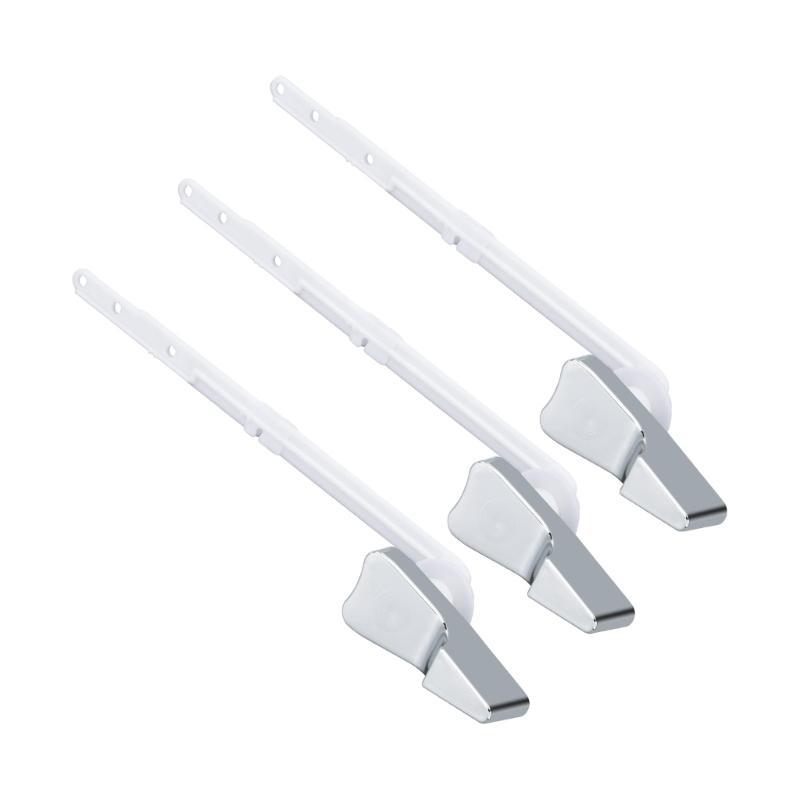 3pack Plastic Side Mount Water Trip Lever Handle Accessories Bathroom Suites Side Button HX6C