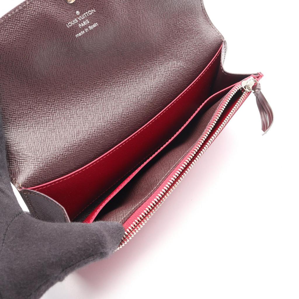Used LOUIS VUITTON Portefeuille Emily Bifoldpurse M60851 Epi leather Pink Fuschia Used Women