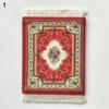 Coasters Cup Pad Persian Mini Woven Rug Mat Mousepad Carpet Ethnic Pattern Cup Laptop With Home Office Table Decor Craft Table