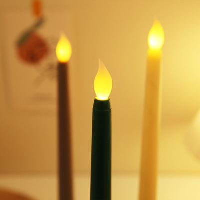 Simulation Led Candles Battery Operated 3D Wick Candlesticks Creative with Flickering Flame Flameless Taper Candles Church