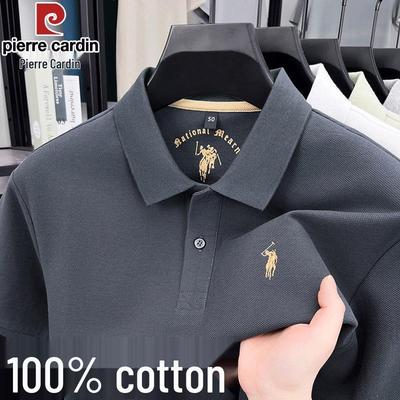 Men's Cotton Short-Sleeve Polo T-Shirt