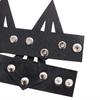 Gothic Queen Tiara Leather Spiked Crown Cosplay Costume Carnival Fancy Dress