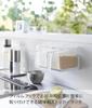Yamazaki Jitsugyo Film Hook Seasoning Stocker Rack White Body W18 X D12.5 X H6cm (Film Hook Not Included) Tower Floating Storage Seasoning Rack 2179