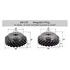 2M 3M 10T-30T High Torque 45° L/R Rotation Helical Gears Interlocking Machined Bore 180° Drive for Industrial Machinery