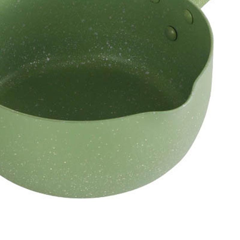 Topf im japanischen Stil, antihaftbeschichtet, für Milch, Nudelsuppe, Soßenpfanne, Kochtopf für Babynahrung, Avocadogrün