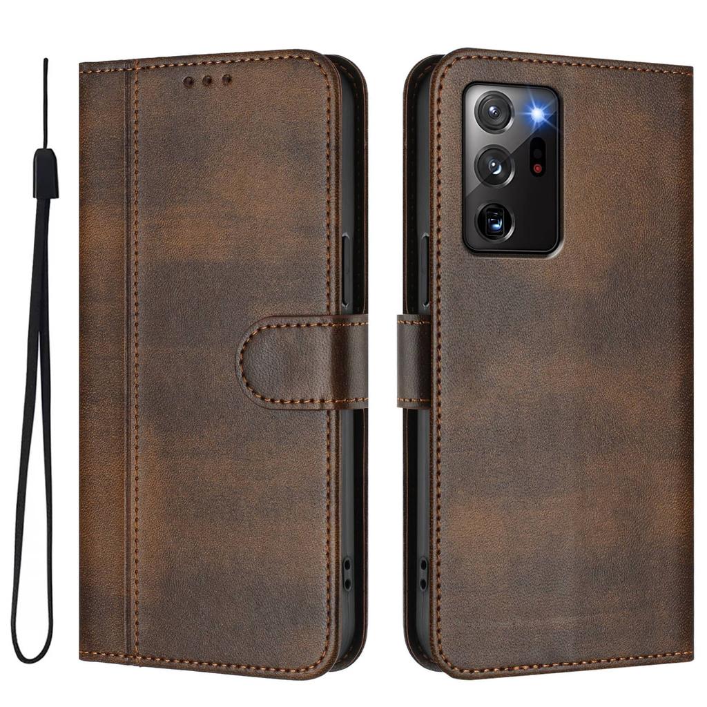 Wallet Case for Samsung Galaxy Note 20 Ultra Note 10 Plus 9 8, 3 Card Holder Kickstand [Shockproof TPU Interior Case] Flip Cover
