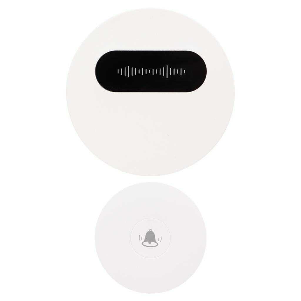Drahtlose Türklingel Selbstgenerierend 1 Empfänger 2 Drucktaster Batteriefreies Türklingel-Set für Zuhause US