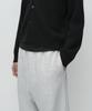 MUSINSA STANDARD Brushed Curved Sweatpants [Melange Light Gray]