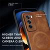 Magnetic Wireless Charge Leather Phone Case for Oppo Reno 12 11 10 9 8 7 Pro / 10 Pro+ / Find X5 Lite Luxury Soft Bumper Cover