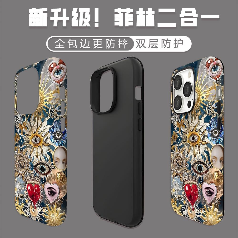 Amazon hot-selling Apple 16 Eye of the Sun film case iPhone14Pro European and American style 17P mobile phone case