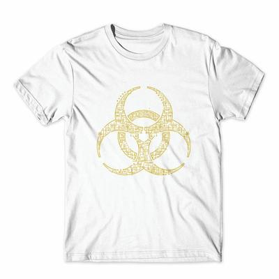 Biohazard-Symbol T-Shirt 100% Baumwolle Premium-Tee NEU