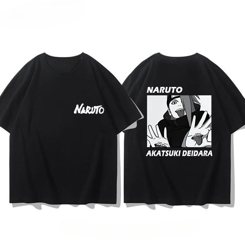 New Naruto Anime T Shirt Unisex Fashion Cotton High Quality Luxury Designer Tshirt Summer New Uzumaki Graphic Printed Tees Tops