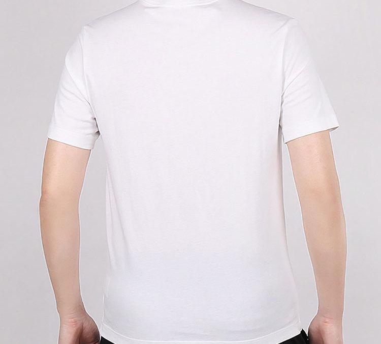 Nike T Shirts Men's White Crew Neck Moderate Straight Fit CZ3575-100