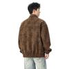 Men's Retro PU Leather Tie-Dye Motorcycle Jacket - Spring/Autumn 2026 Trend