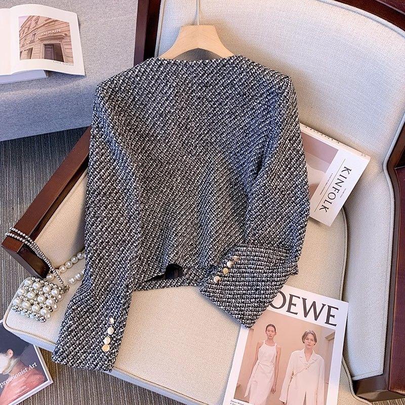 French High-end Small Fragrant Style Jacket for Women New Popular Style High-end and Socialite Temperament Top