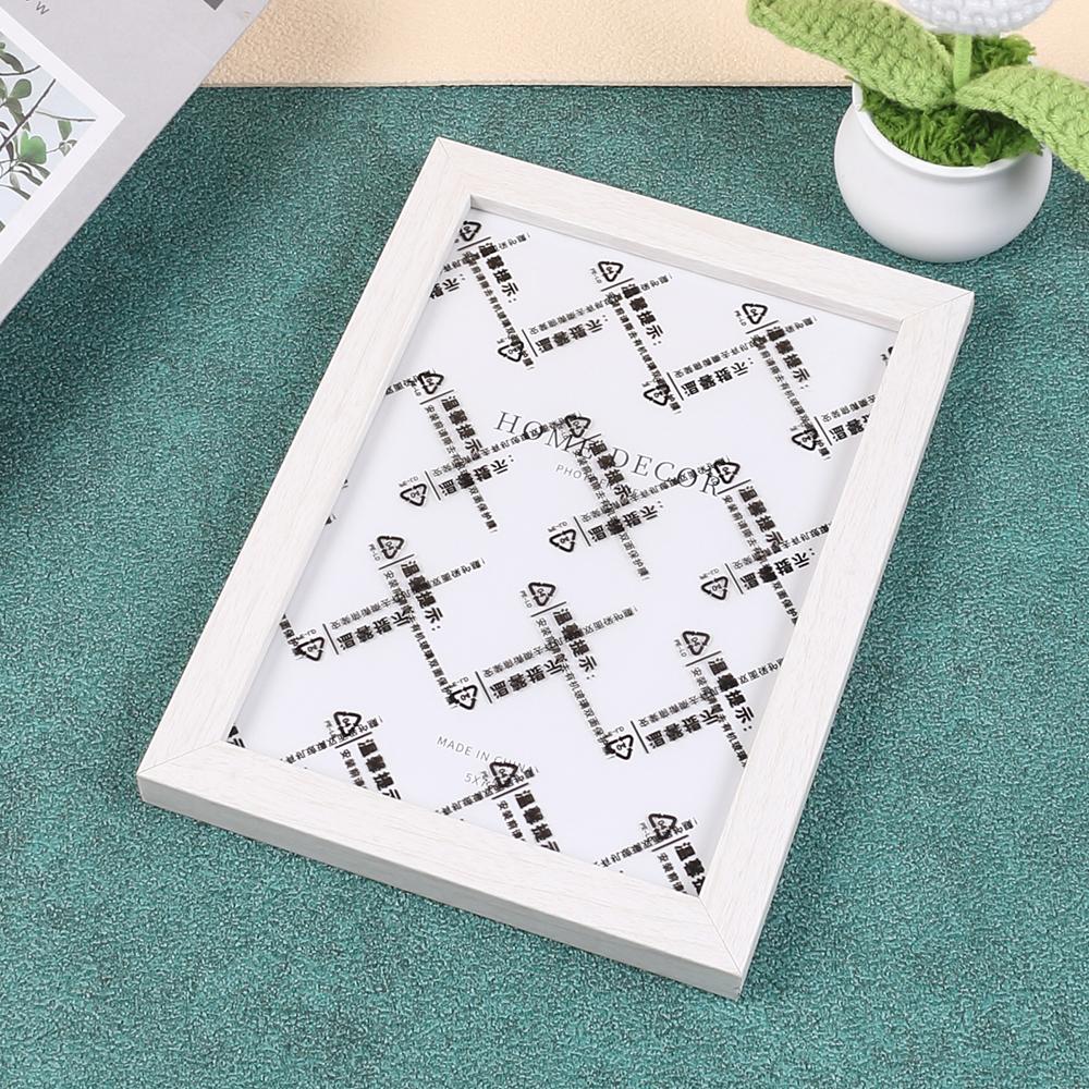 Wooden Photo Frame Simple Picture Frames Tabletop Display Wall Mount Home Decor Gift