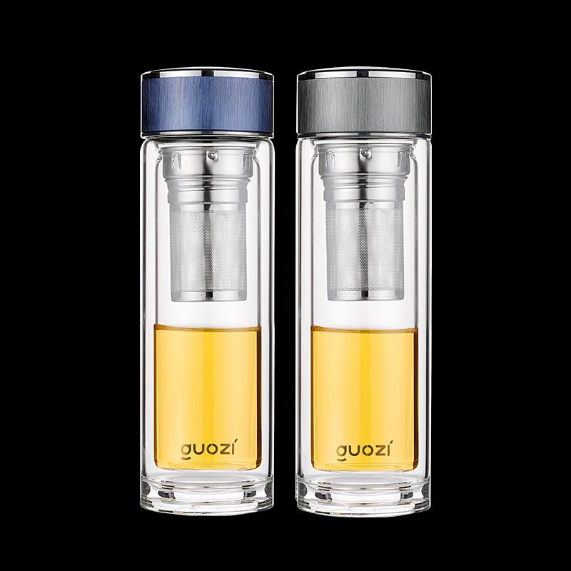 GUOZI Starlight Double Wall Glass Mug 320ml