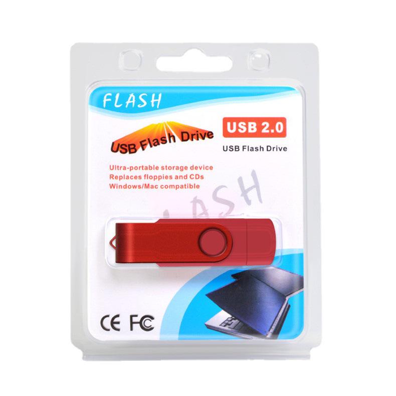 Rotating Dual-Use USB Flash Drive: Type-C 3.0, OTG, 64GB/32GB/16GB/8GB for Mobile & Computer