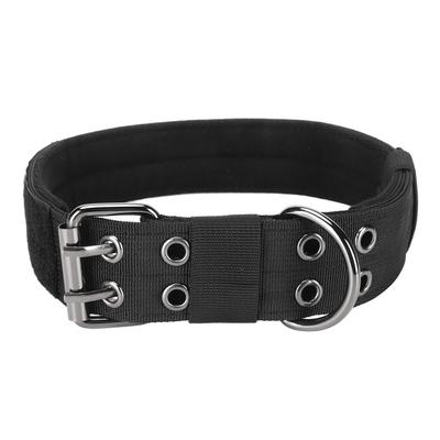 Collier pour chien réglable à boucle robuste, collier pour chien de compagnie avec crochet et boucle pour chiens moyens et grands