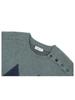 GUBIN Argyle Pattern Henley Neck Knit