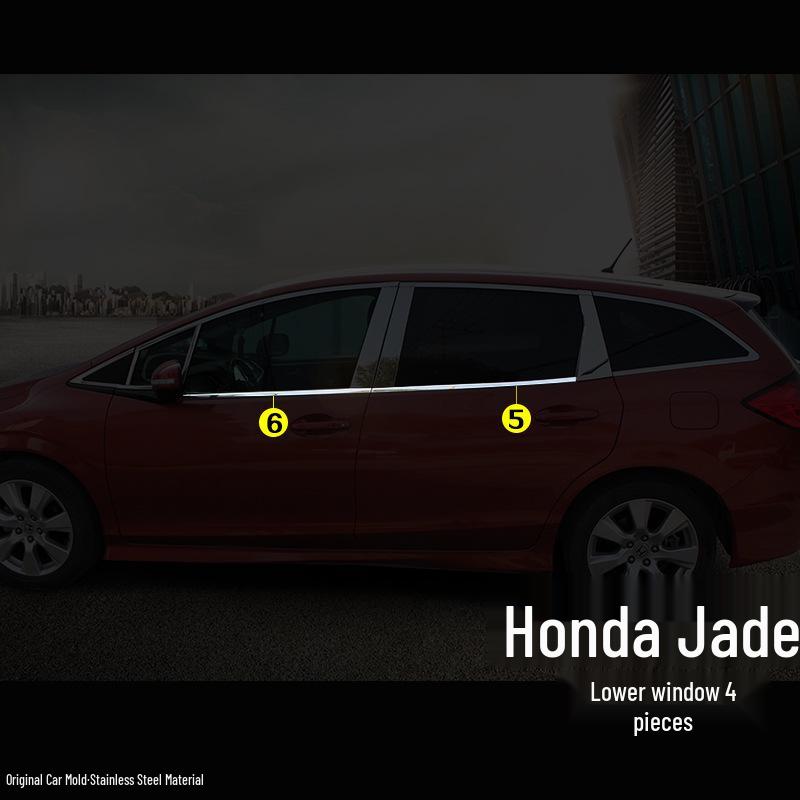 Jade Car Window Trim: Stainless Steel Door Edge and Decor Strips