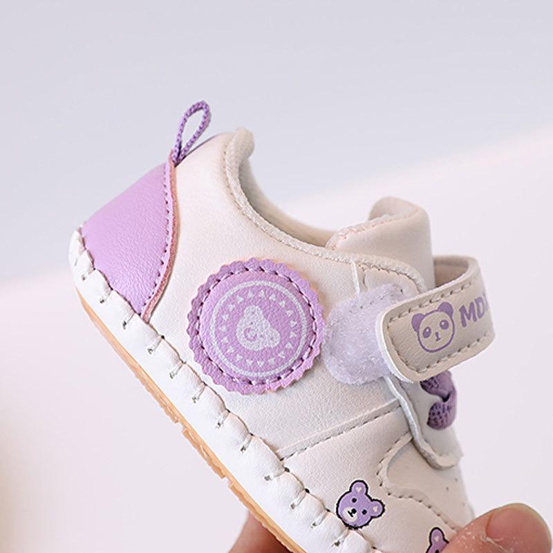 Chaussures pour bébé Printemps/Automne (0-18 mois) - Premiers Pas Antidérapants Semelle Souple Dessin Animé pour Bébés Unisexe