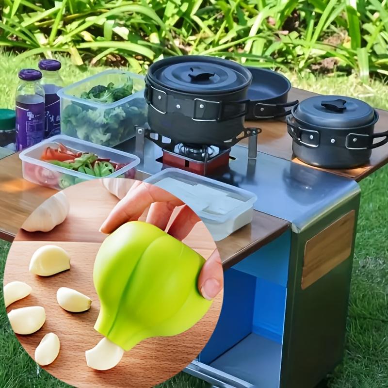 Silicone Garlic Peeler - Easy-to-Use, Soft Kitchen Gadget for Quick & Mess-Free Peeling for Home Cooks & Outdoor Enthusiasts