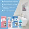 Descaling Spray for Bathroom 100ml Water Spot Remover for Shower Glass with Toilet Odor Eliminator and Bathtub Liquid Cleaner