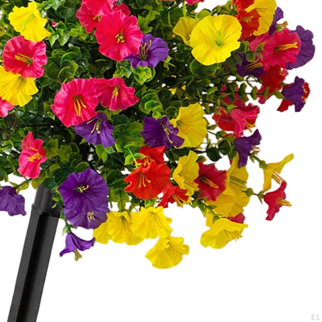Artificial Flowers Decorative for Garden, Realistic Garden Stake, Easy Care Yard And Grave