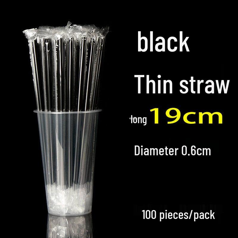 ZISIZ Food-Grade Thick Disposable Straws