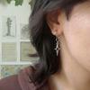 Silver Earring Fashion Star Pendant Earrings for Women Ladies Girls