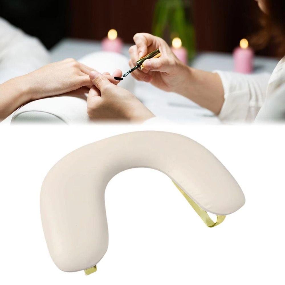 U Shaped Nail Art Stand Tilt Design Manicure Hand Pillow Nail Arm Rest Cushion Manicure Tool