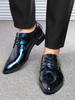 Men Casual Shoes Fashion Brand Classic Casual Men Pu Leather Shoes Black Hot Sale Breathable Business Lace-Up Men Shoes Big Size