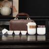 High-end Tea Set, Rough Pottery Pot Travel Outdoor Kung Fu Tea Set