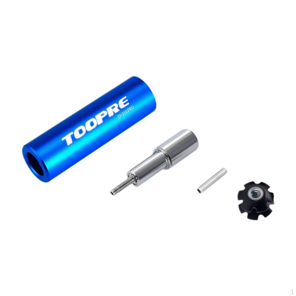Nut Setting Tool, Bicycle Fork Installer Installation Sleeve, with Spare Special Screw And Star