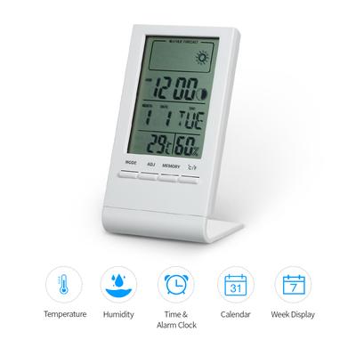 Digitálny mini teplomer Vnútorný vlhkomer Izbová /H Teplota Monitor Vlhkosti Merač Alarm