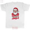 Funny Santa Claus Xmas Unisexs T Shirt Single Ready To Jingle Christmas Vintage Versatile Breathable Homme Fashion Soft