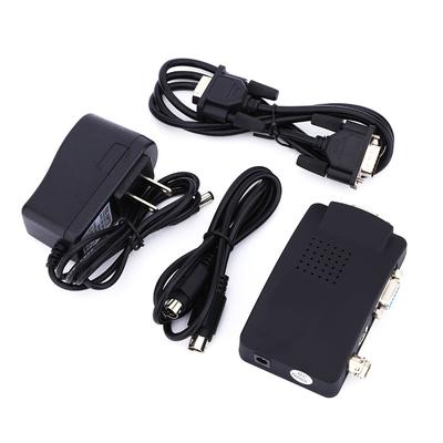 Composite TV BNC S Video To VGA Video Converter Adapter For DVR